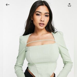 NEW ASOS Design Long Sleeve Top